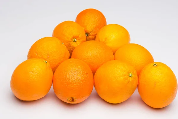 Laranja fruta laranja rica em vitaminas — Fotografia de Stock