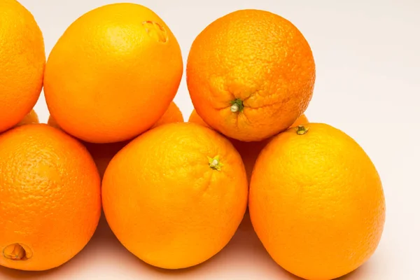Laranja fruta laranja rica em vitaminas — Fotografia de Stock
