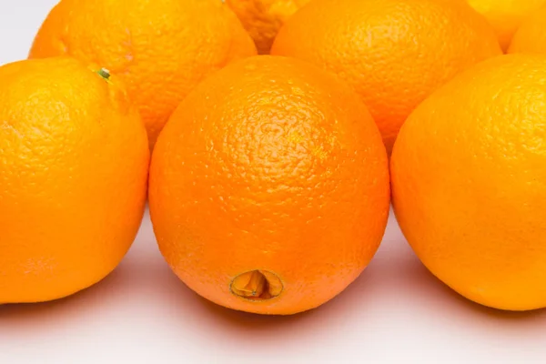 Laranja fruta laranja rica em vitaminas — Fotografia de Stock