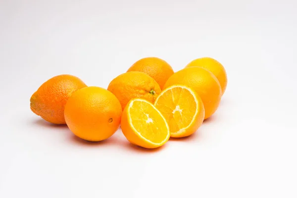 Laranja fruta laranja rica em vitaminas — Fotografia de Stock