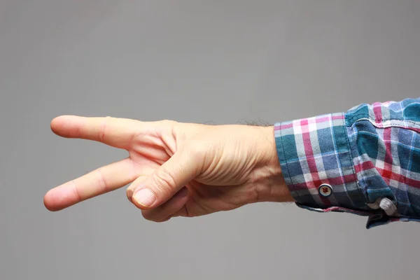 Palma de la mano, dedos de la mano, puño — Foto de Stock