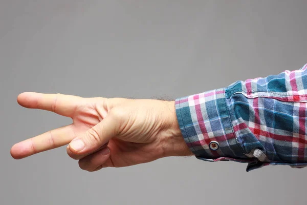 Palma de la mano, dedos de la mano, puño — Foto de Stock