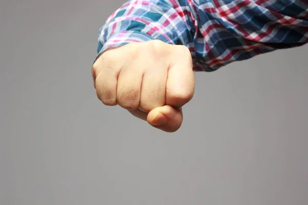 Palmo della mano, dita della mano, pugno — Foto Stock