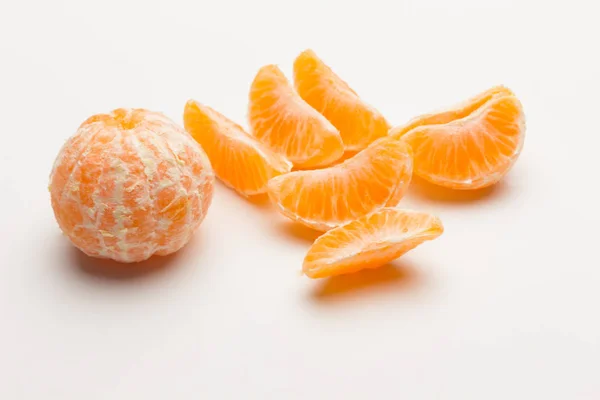 Tangerine orange-skinned sweet fruit of the citrus family. — Stock Photo, Image