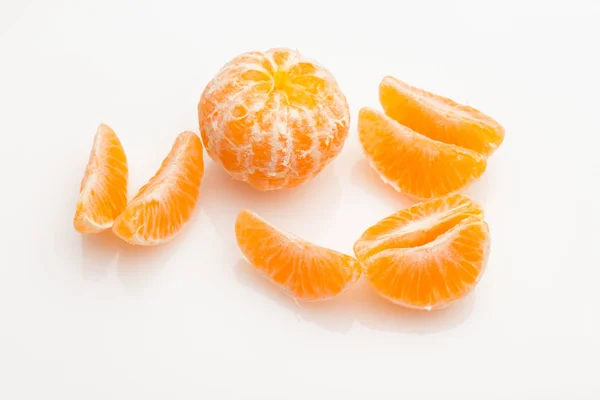 Tangerine orange-skinned sweet fruit of the citrus family. — Stock Photo, Image