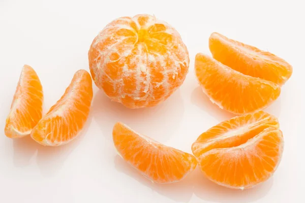 Tangerine orange-skinned sweet fruit of the citrus family. — Stock Photo, Image