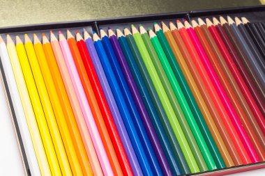 Renkli kalemler, renk aralığı