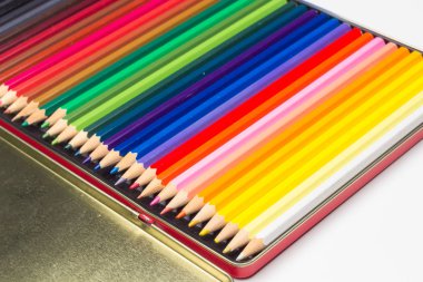 Renkli kalemler, renk aralığı