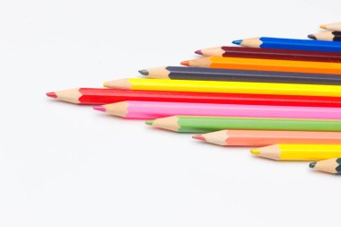 Renkli kalemler, renk aralığı