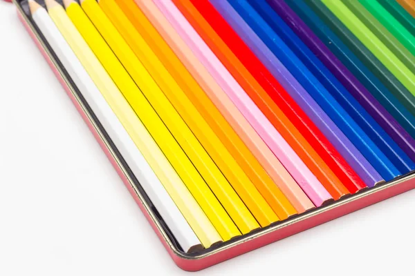 Colored pencils, color gamut — Stock Photo, Image