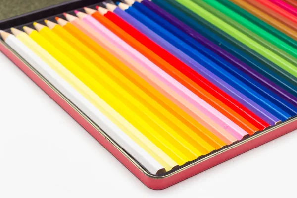 Colored pencils, color gamut — Stock Photo, Image