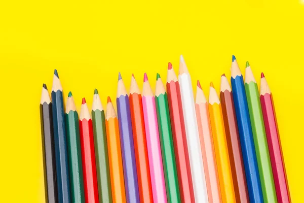 Colored pencils, color gamut — Stock Photo, Image