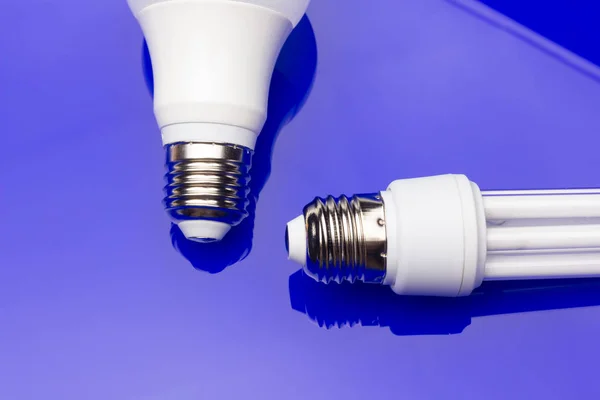 Energy saving light bulb to save money and electricity.