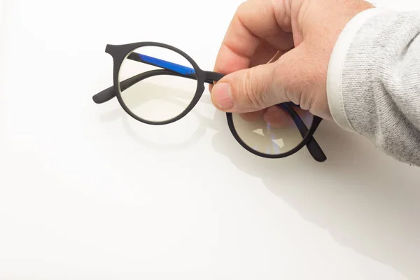 Szemüvegek végzős szemüveggel a jól látáshoz — Stock Fotó