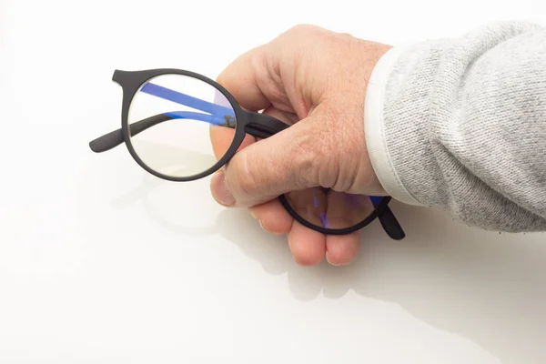 Szemüvegek végzős szemüveggel a jól látáshoz — Stock Fotó