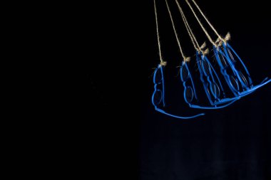 Görüş düzeltici gözlük ve mükemmel görüş için düzeltilmiş gözlük, yakın ve uzak görmek için. Farklı renklerde tasarımcı lensleri