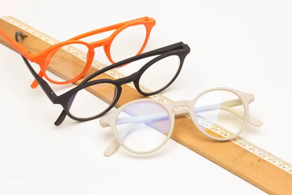Glasses Lenses Protection Eyes Improve Visual Health People Able See — Stock Photo, Image