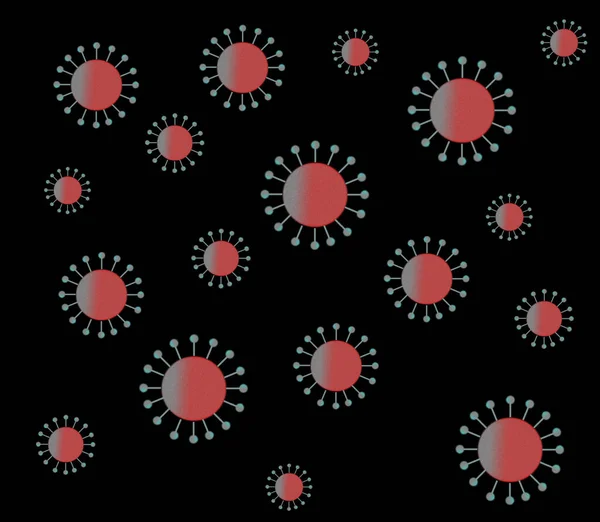 Pandémie Maladie Contagieuse Par Virus Appelé Covid Coronavirus Très Contagieuse — Photo