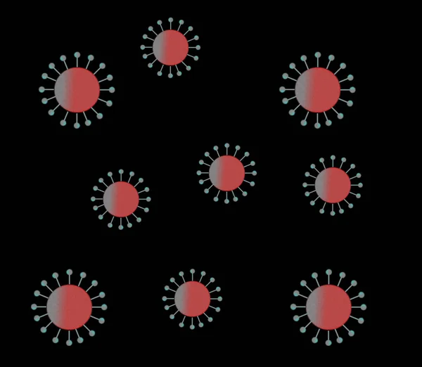 Pandemische Ansteckende Krankheit Durch Ein Virus Namens Covid Coronavirus Sehr — Stockfoto