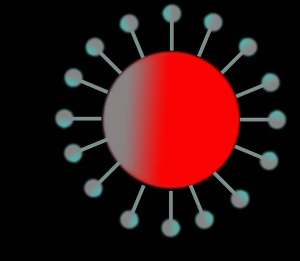 Pandémie Maladie Contagieuse Par Virus Appelé Covid Coronavirus Très Contagieuse — Photo