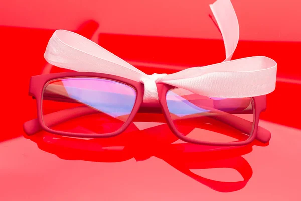 Szemüvegek Lencsék Szem Védelmére Emberek Vizuális Egészségének Javítására Hogy Messziről — Stock Fotó