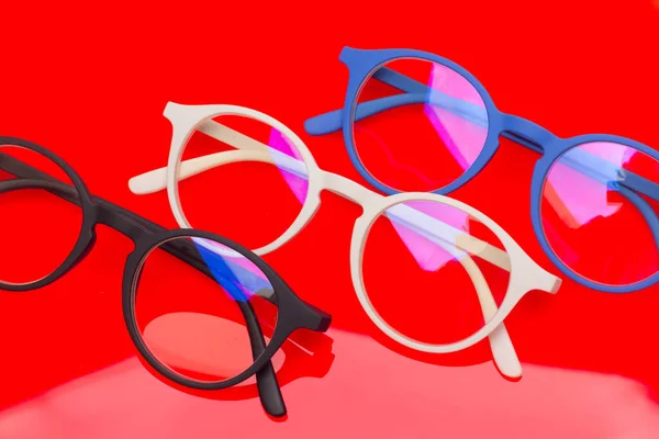 Lunettes Verres Pour Protection Des Yeux Pour Améliorer Santé Visuelle — Photo