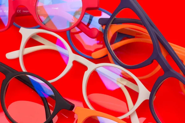 Окуляри Лінзи Захисту Очей Поліпшення Зорового Здоров Людей Щоб Мати — стокове фото