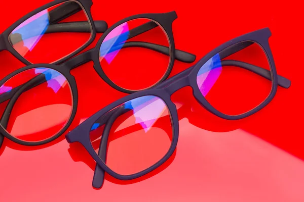 Lunettes Verres Pour Protection Des Yeux Pour Améliorer Santé Visuelle — Photo