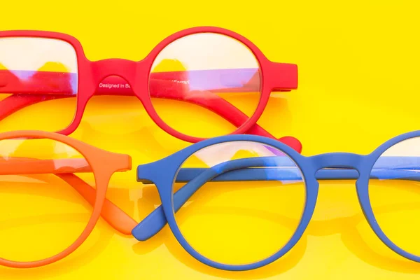 Lunettes Verres Pour Protection Des Yeux Pour Améliorer Santé Visuelle — Photo