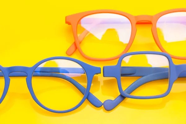 Okulary Soczewki Dla Ochrony Oczu Poprawy Zdrowia Wzroku Ludzi Aby — Zdjęcie stockowe