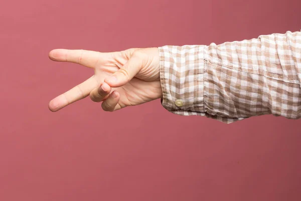 Die Perfektion Einer Erwachsenen Hand Mit Allen Fünf Fingern Die — Stockfoto