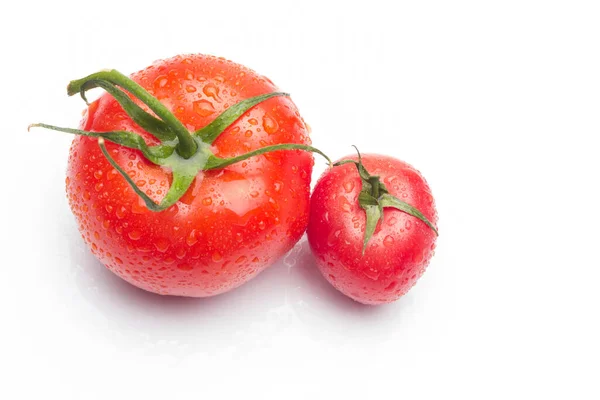 Tomates Pommes Fruits Rouges Pour Les Salades Manger Crues Pleines — Photo