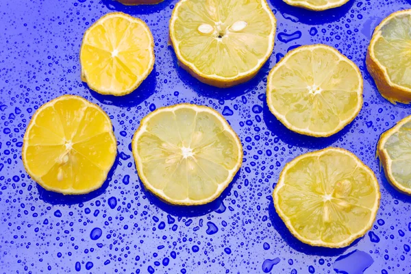 Cítricos Amarillos Limón Llenos Vitaminas Ideales Para Dieta Debido Sus — Foto de Stock