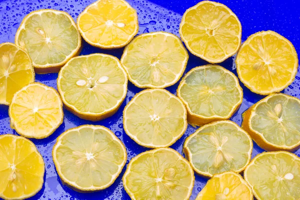 Lemon Yellow Citrus Fruit Full Vitamins Ideal Diet Due Its — Stock Photo, Image