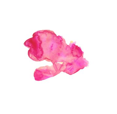 Suluboya pembe dokular. Noktalar, çizgiler ve kalpler St. Valenti 'den