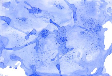 Suluboya mavi doku, lekeler ve sıçramalar. Düğünler için tasarım