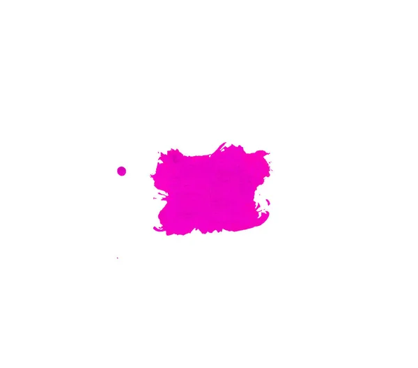 Розовые Линии Акварели Пятна Белом Изолированном Фоне Иллюстрация Пятна Капли — стоковое фото