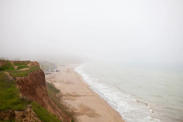 Побережье Черного моря рано утром — стоковое фото