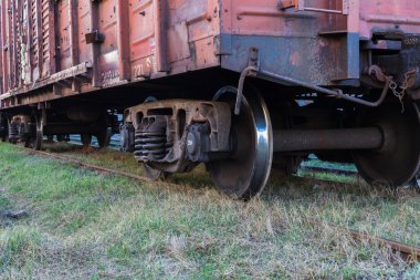 Demiryolu Taşımacılığı araba yakın çekim