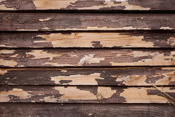 Brązowa tekstura starego drewna z węzłem — Zdjęcie stockowe