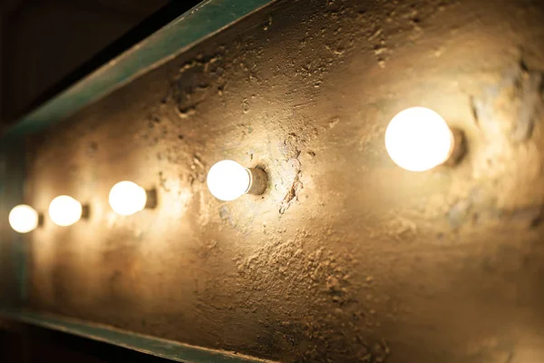 Lámpara loft lwarm light estilo retro vintage — Foto de Stock