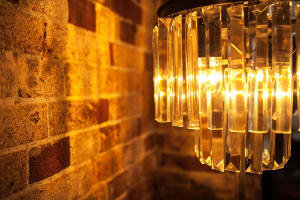 Lampes de style moderne et industriel décorées dans un style moderne re — Photo