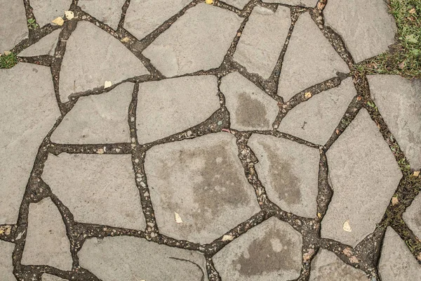 Stone floor pattern with a crack — Stock Photo, Image