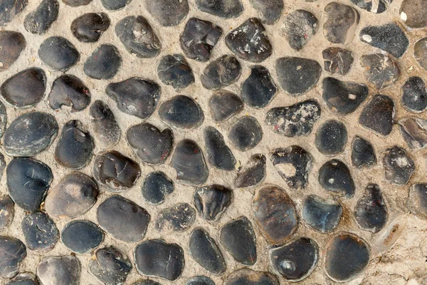 Textura abstrata de pedra do mar. seixos marinhos — Fotografia de Stock