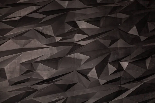 Black geometric shapes background