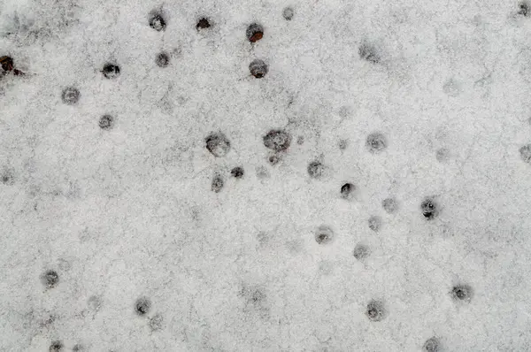 Abstract Background Snow Holes Made Droplets — Stock Photo, Image