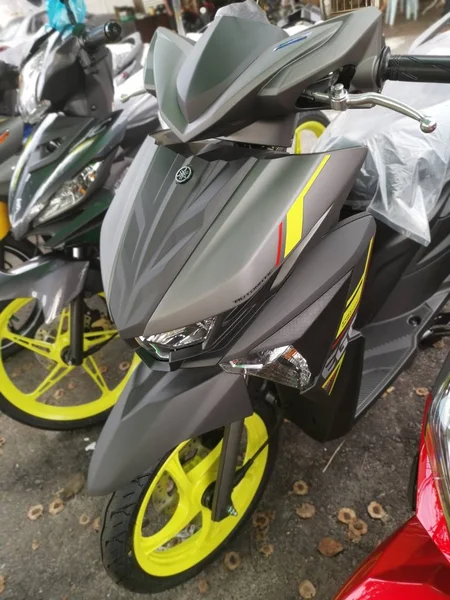 Perak Malaysia 2019 Neue Motorräder Reihen Sich Aneinander Und Stehen — Stockfoto