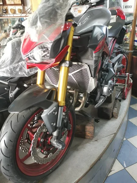Perak Malesia Novembre 2019 Varietà Motociclette Nuove Zecca Fila Sono — Foto Stock