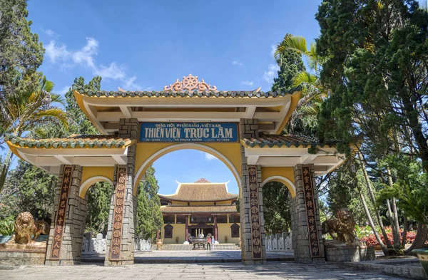 Lat Vietnam December 2019 Exterior Scene Truc Lam Temple Zen — 图库照片