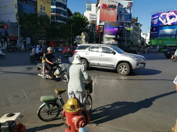 Chi Minh Şehri Vietnam Aralık 2019 Vietnam Büyük Şehri Olan — Stok fotoğraf